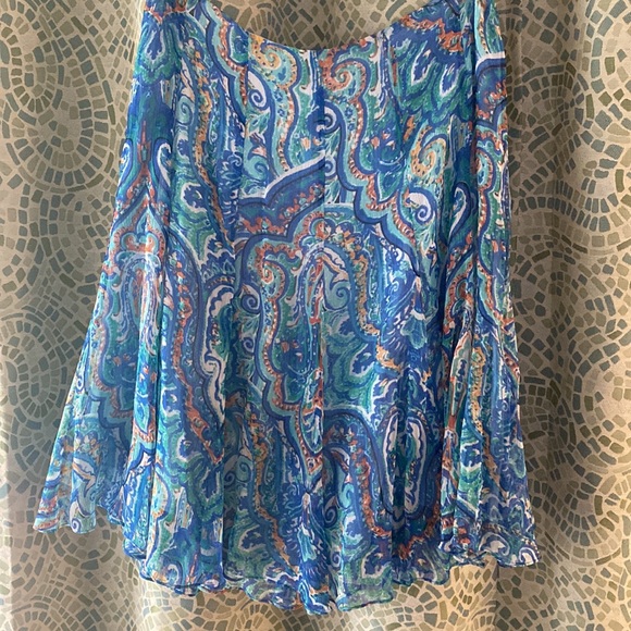 Ralph Lauren Gauze Skirt 14 - Picture 1 of 6